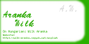 aranka wilk business card